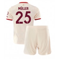 Bayern Munich Thomas Muller #25 Tredje trøje Børn 2024-25 Kortærmet (+ Korte bukser)